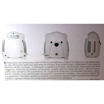 Nebulizator kompresorowy Hoffen 180 W 5-8 l/min